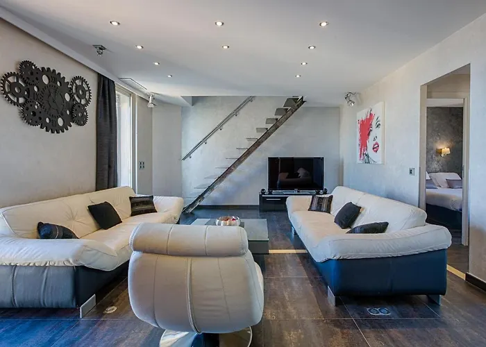 아파트 Rg Duplex - Sea View - Palais & Croisette - Luxury By Lra