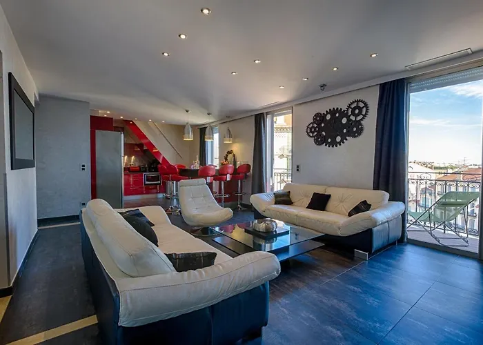 Apartmán Rg Duplex - Sea View - Palais & Croisette - Luxury By Lra Cannes